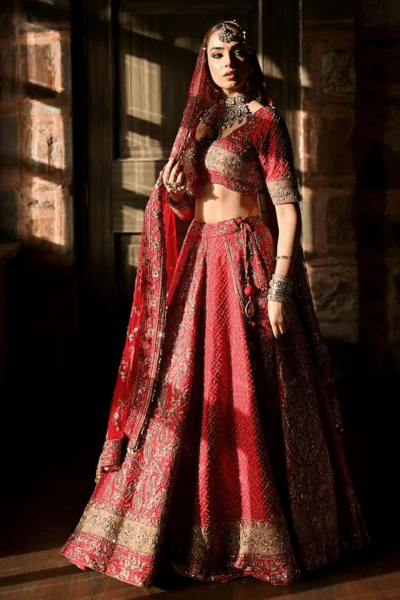 Bridal Red Lehenga