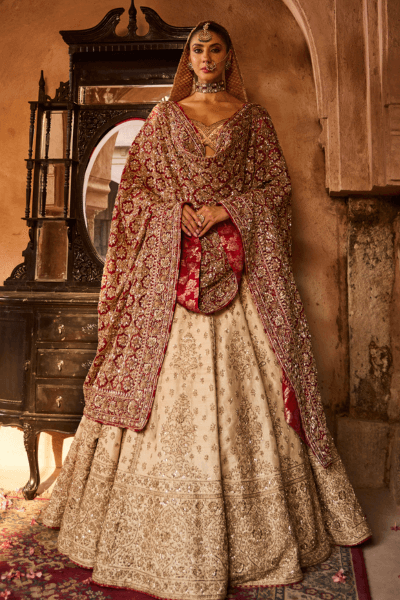 Bridal Ivory Lehenga