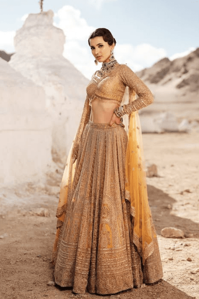 Golden Lehenga