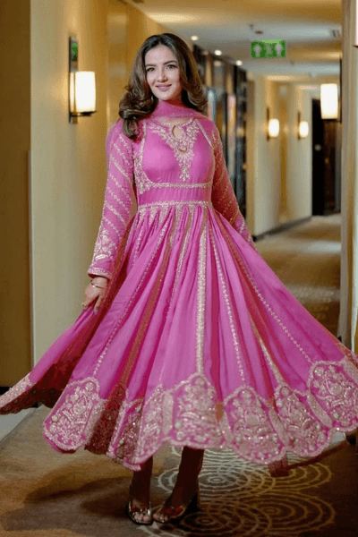 Pink Anarkali