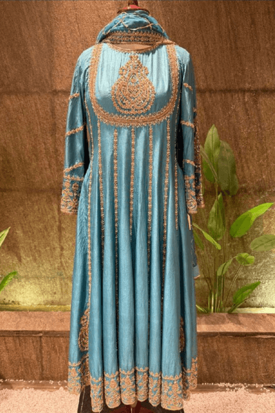 Blue Anarkali