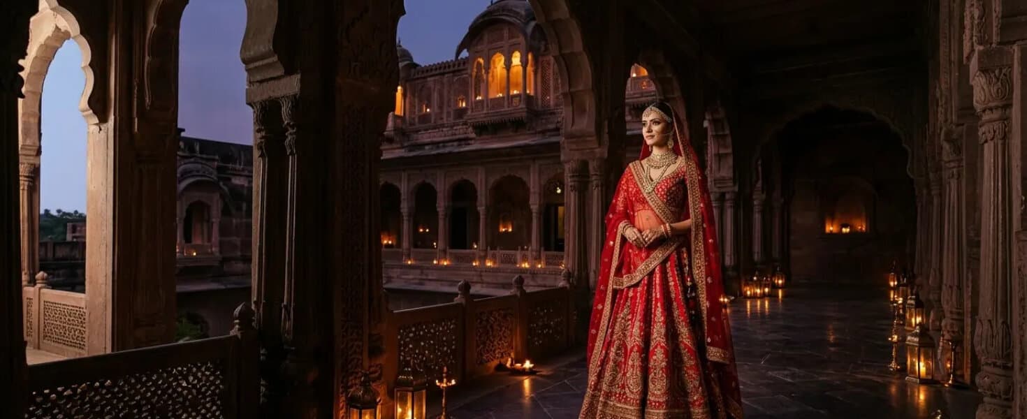 Echoes of Royal Courts, Woven in Silk & Zari