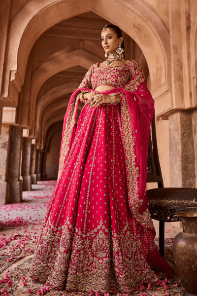 Fuscia Pink Lehenga