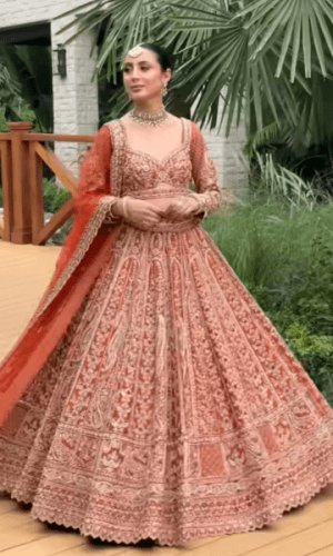Rust Lehenga thumbnail 1