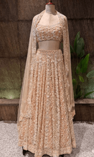 Ivory Lehenga thumbnail 2