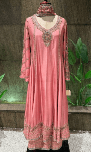 Pink Anarkali thumbnail 1