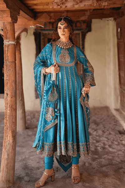 Firozi Anarkali - view 1